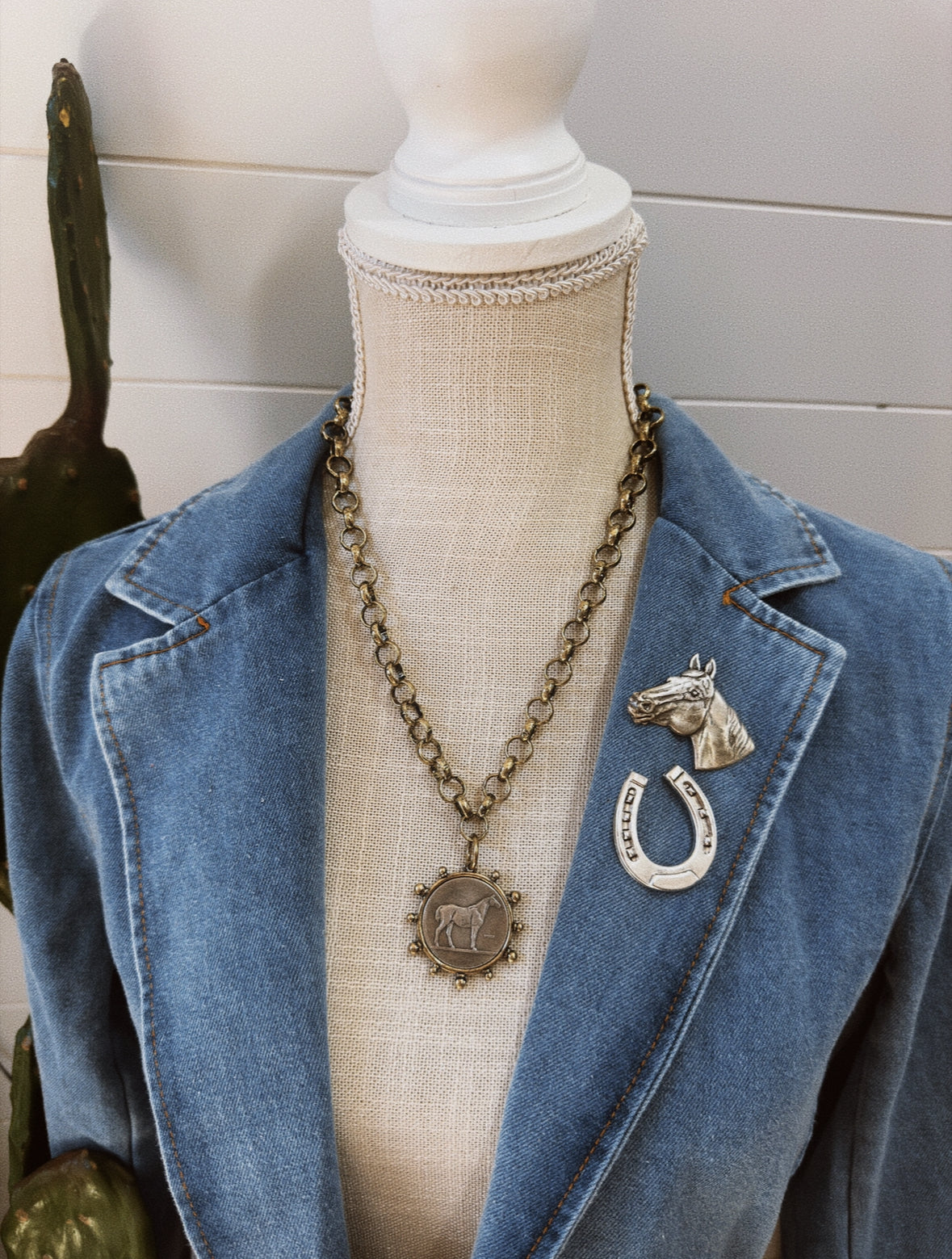 "COWPONY" Gold/Silver