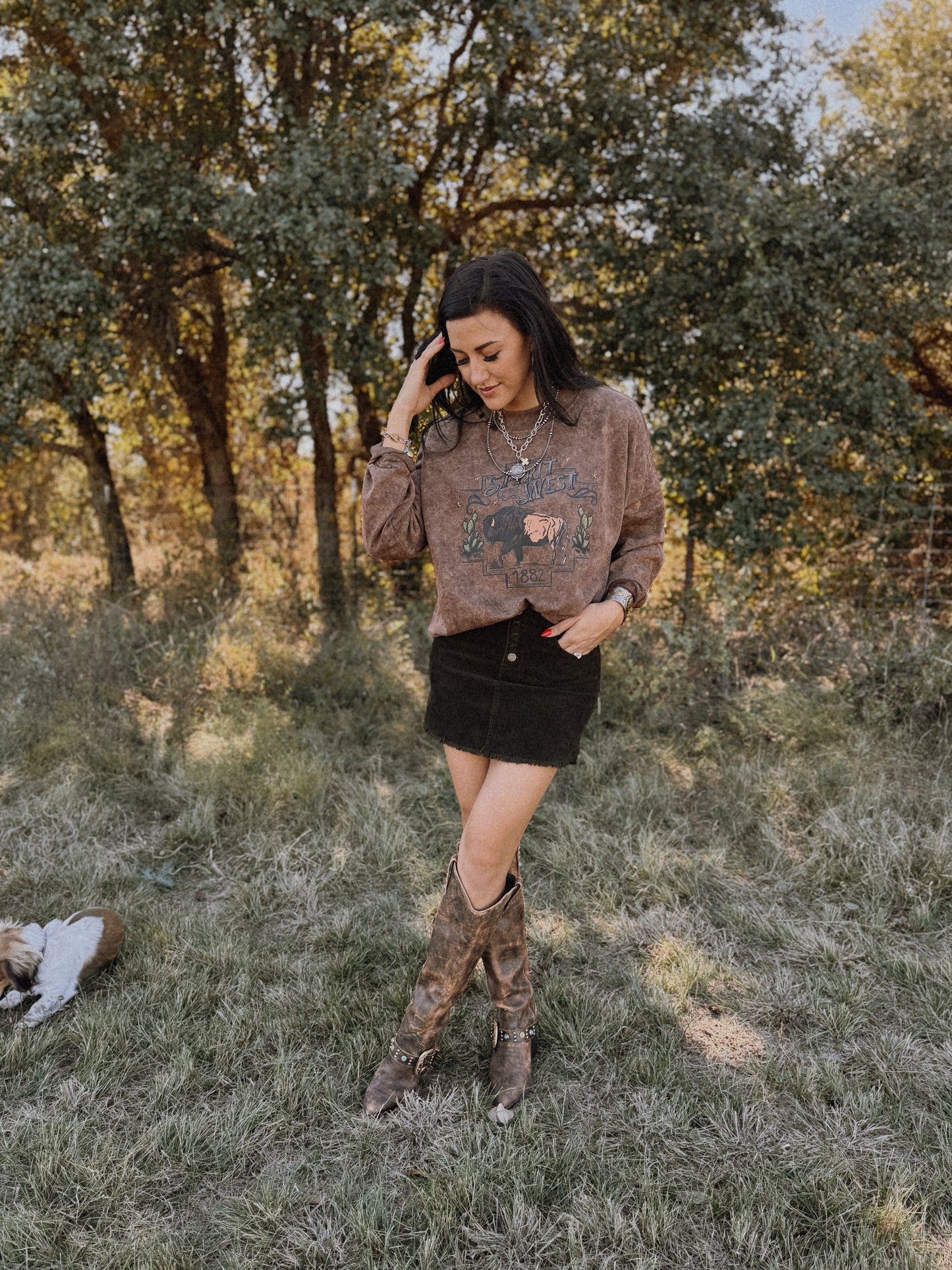 "Buffalo Gal" Crewneck