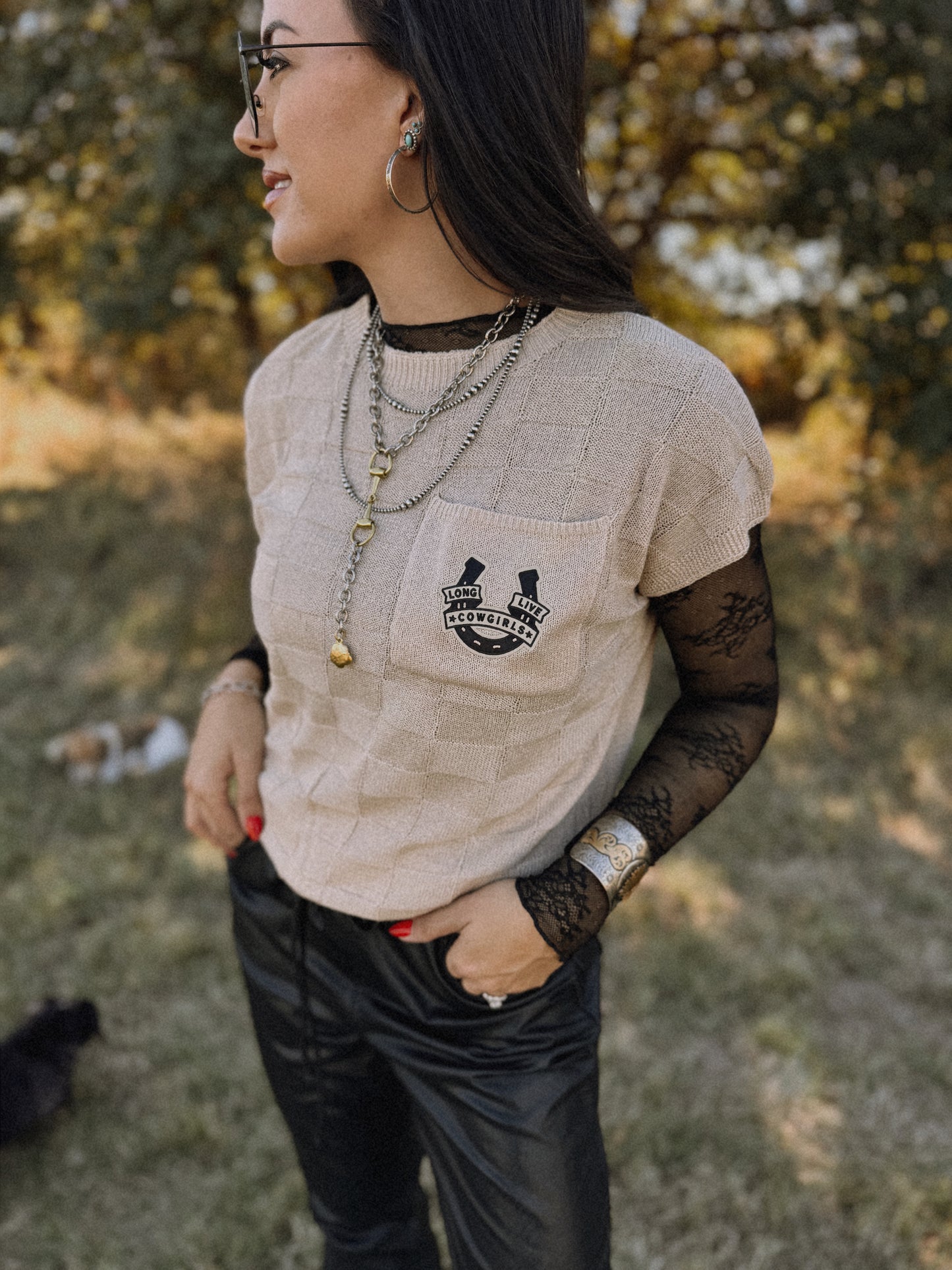 "Long Live Cowgirls" Sweater Vest