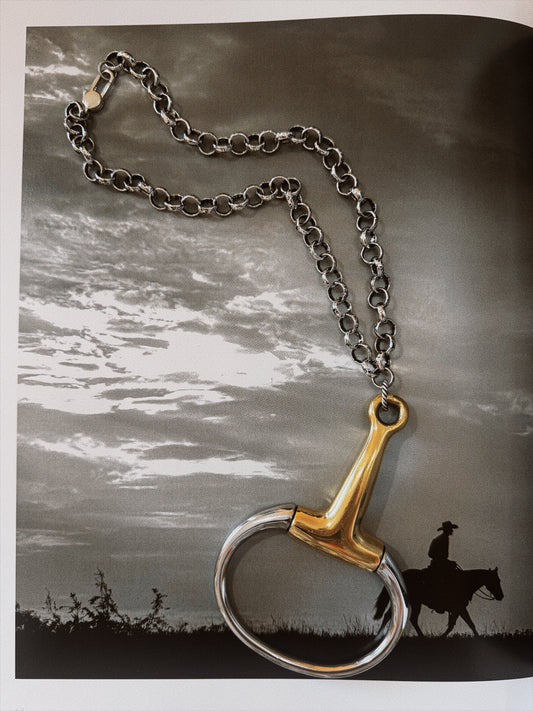"WHOA THERE" Bit Necklace