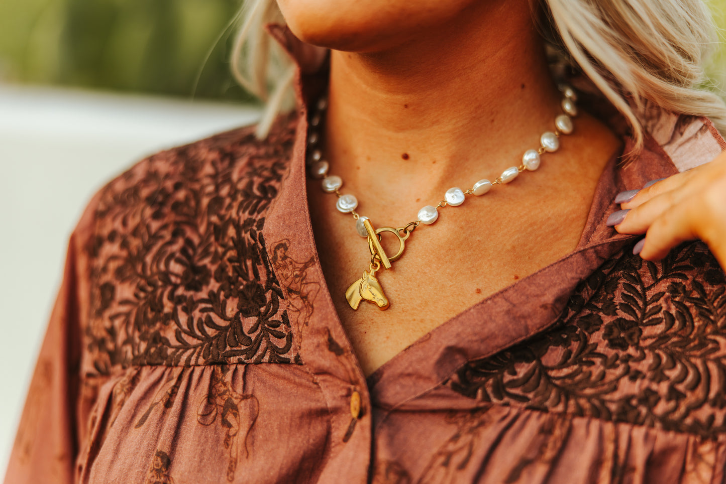 "PALOMINO PEARL" Necklace